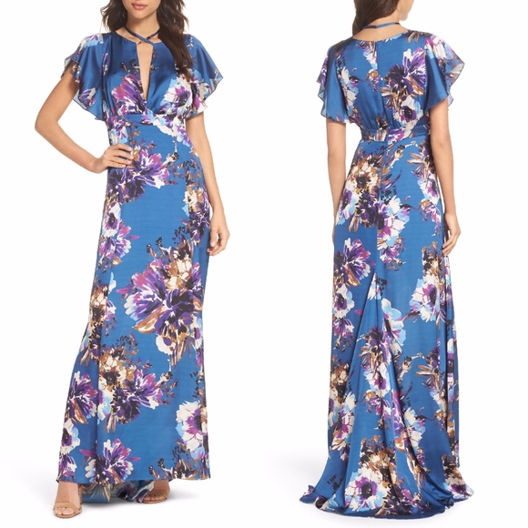 ALI & JAY Dresses & Skirts - NEW Ali & Jay Anthropologie BLUE FLORAL Maxi DRESS